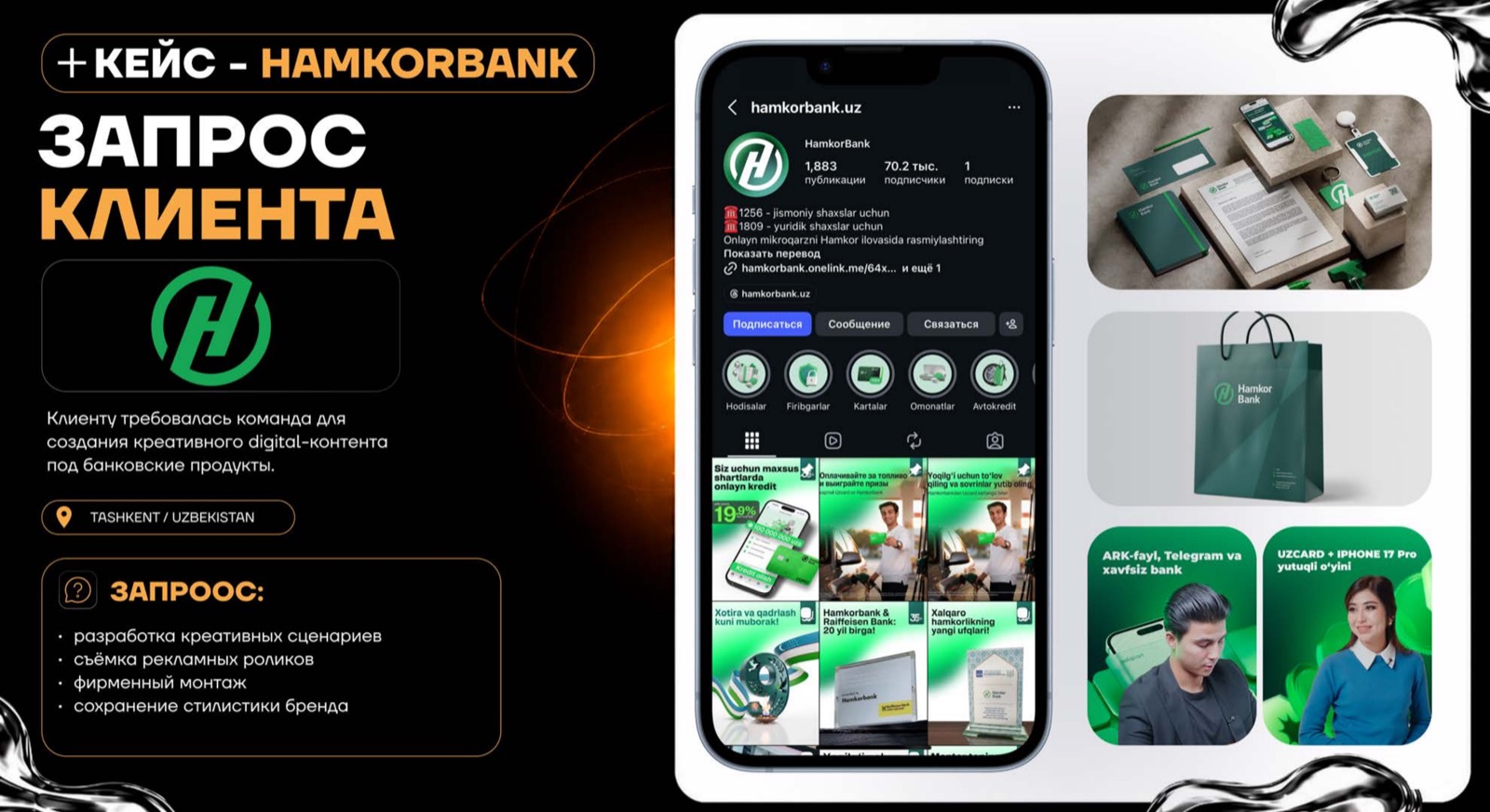 HamkorBank — AGENCY 21 case